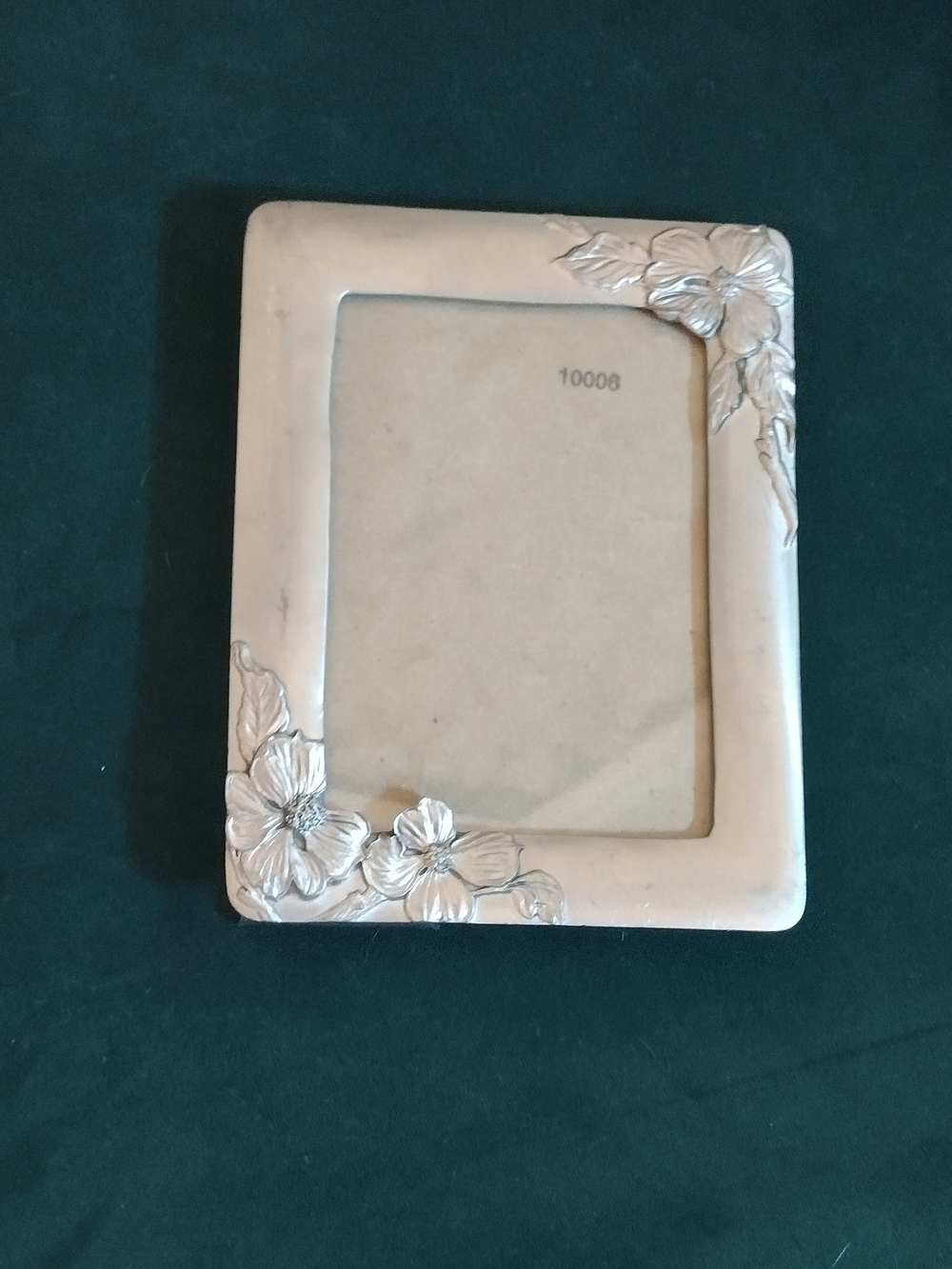 Vintage Silver Tone  Floral Photo Frame by Seagull Fine Pewter - Picture 8 of 8